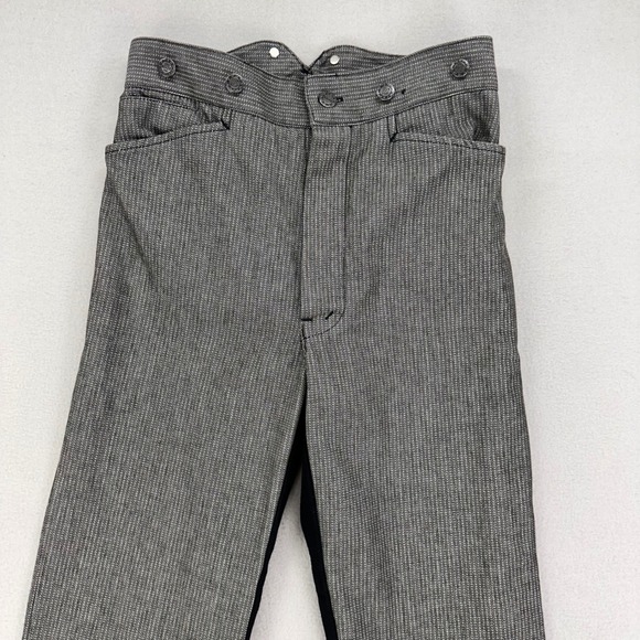 Wah Maker Pants Mens 28 Black Striped Frontier Wear Cowboy Western Rodeo‎ - Picture 2 of 12